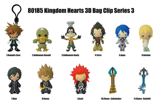 Kingdom Hearts 3D Foam Bag Clips Series 3 Display (24) Monogram Int.
