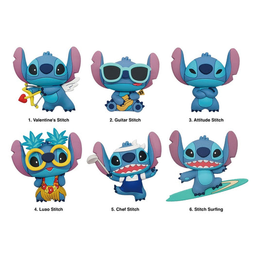 Lilo & Stitch 3D 3D Magnets Series 2 Display (12) Magnets