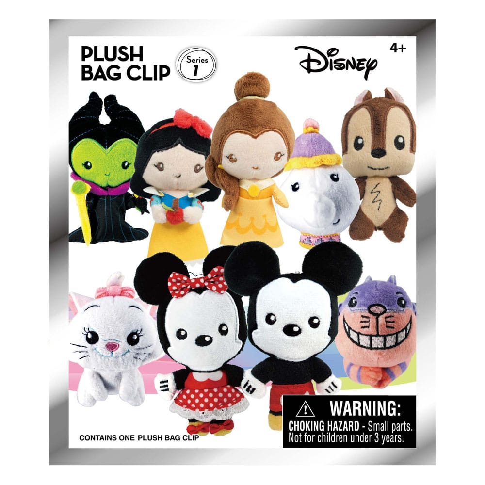Disney Plush Bag Clips Display (24) Monogram Int.