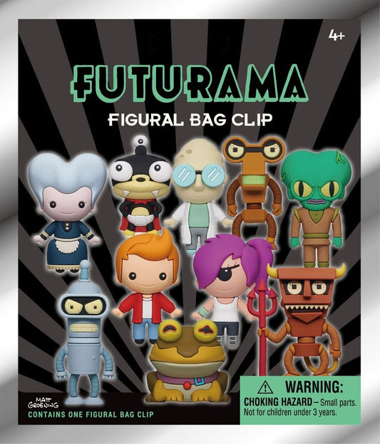 Futurama 3D Foam Bag Clips Series 1 Display (24) Monogram Int.