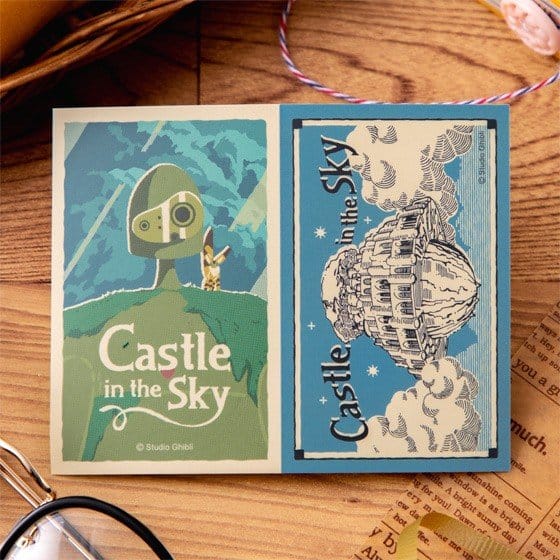 Castle in the Sky Sticker Robot & Castle Laputa Retro Movic
