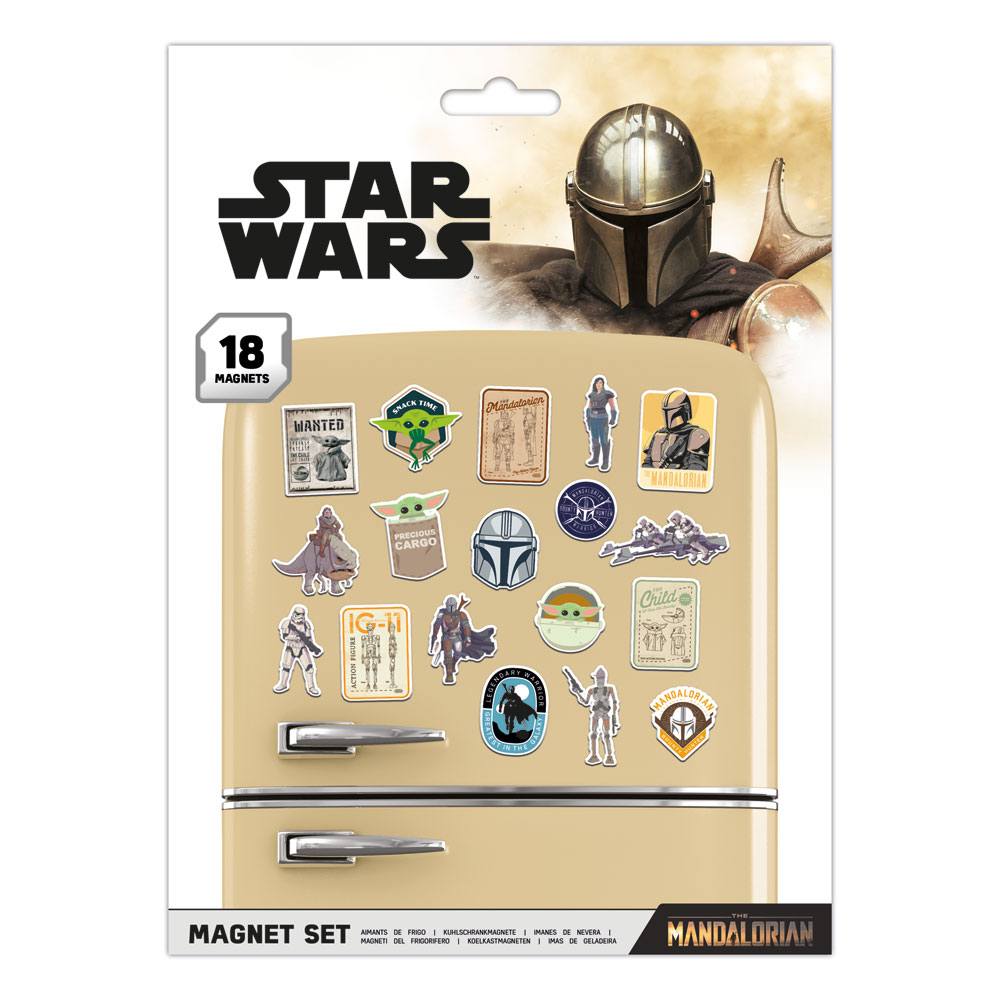 Star Wars: The Mandalorian Fridge Magnets Bounty Hunter Magnets
