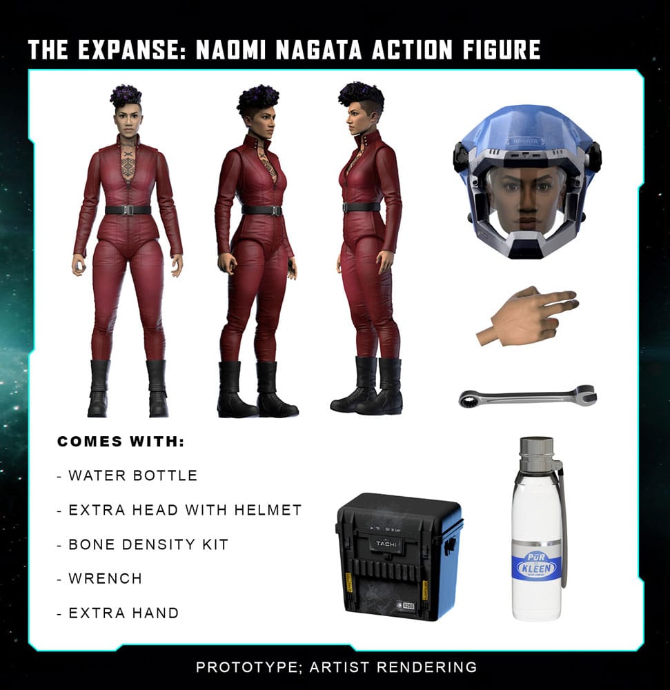 The Expanse Action Figure Naomi Nagata 20 cm Nacelle Consumer Products