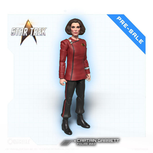 Star Trek: The Next Generation Action Figure 1/12 Captain Garrett 16 cm Nacelle Consumer Products