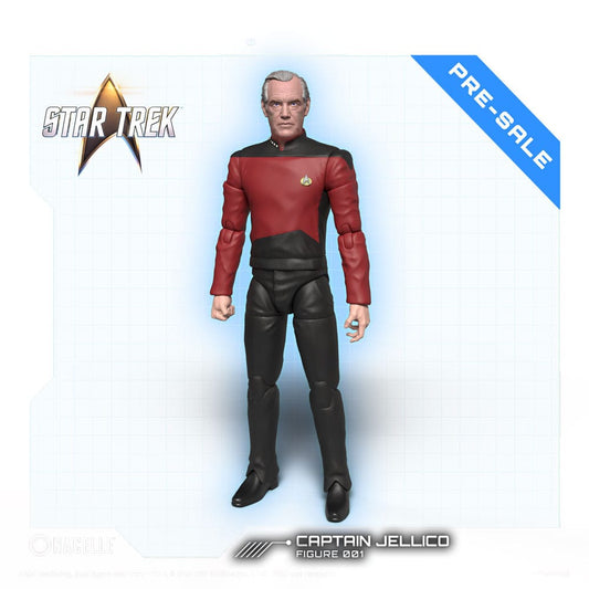 Star Trek: The Next Generation Action Figure 1/12 Captain Jellico 16 cm Nacelle Consumer Products