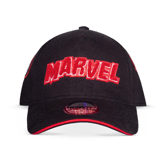 Marvel Baseball Cap Logo Red & White Beanies & Caps