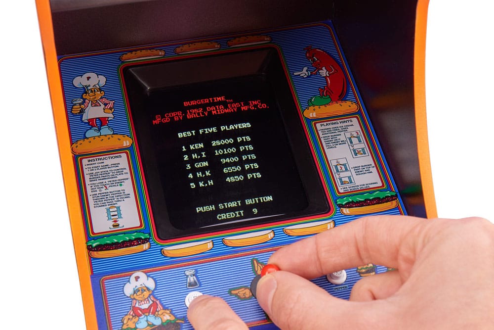Burger Time Quarter Arcade Machine 44 cm Gadgets