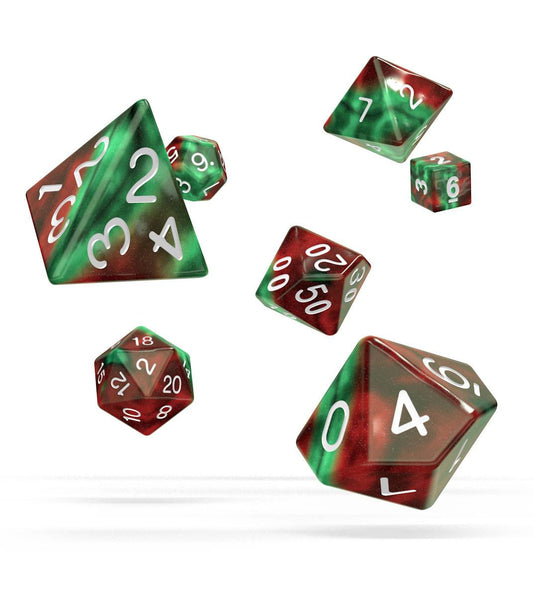 Oakie Doakie Dice RPG Set Gemidice - Bloody Jungle (7) Dice
