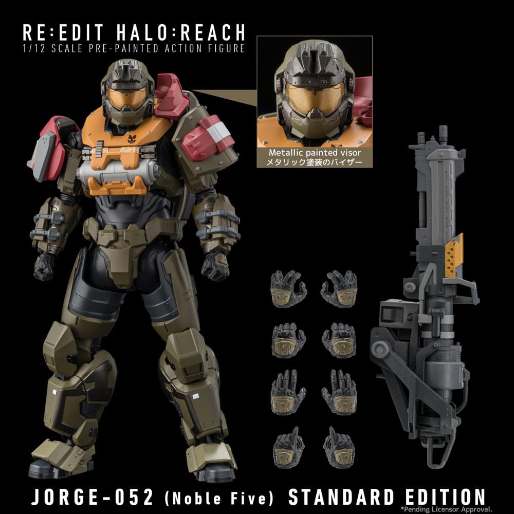 Halo: Reach Action Figure 1/12 Jorge-052 (Noble Four) 19 cm 1000toys