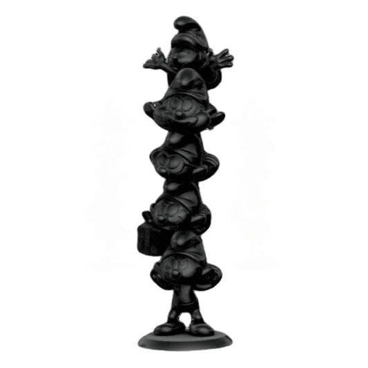 The Smurfs Statue Smurfs Column Black Edition 50 cm
