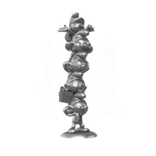 The Smurfs Statue Smurfs Column Silver Limited Edition 50 cm