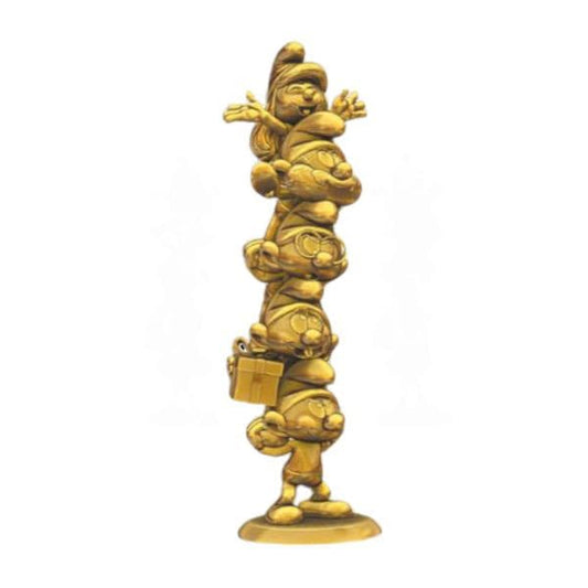 The Smurfs Statue Smurfs Column Gold Limited Edition 50 cm