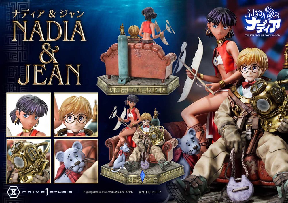Nadia: The Secret of Blue Water Concept Masterline Series Statue 1/6 Nadia & Jean 35 cm Prime 1 Studio