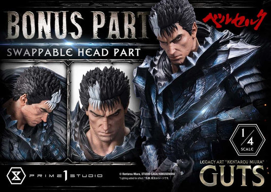 Berserk Legacy Art "Kentarou Miura" Statue 1/4 Guts Bonus Version 74 cm