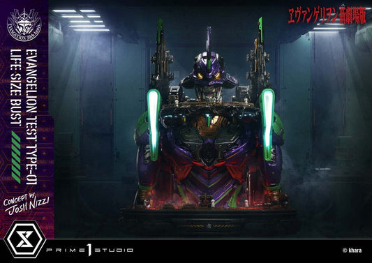 Neon Genesis Evangelion Life Size Bust 1/1 Test Type-01 (Concept by Josh Nizzi) Bonus Ver. 86 cm Prime 1 Studio