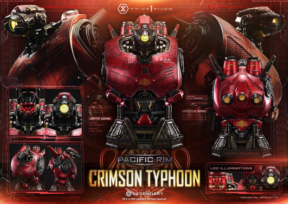 Pacific Rim Life Size Bust 1/1 Crimson Typhoon 73 cm Lifesize busts