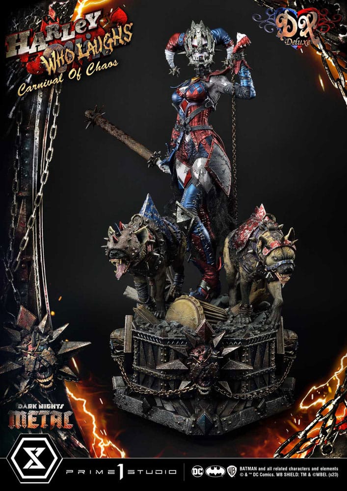 Dark Nights: Metal Museum Masterline Series Statue 1/3 Harley Quinn Who Laughs Concept Design by Caelos D`anda Deluxe Version 78 cm Prime 1 Studio