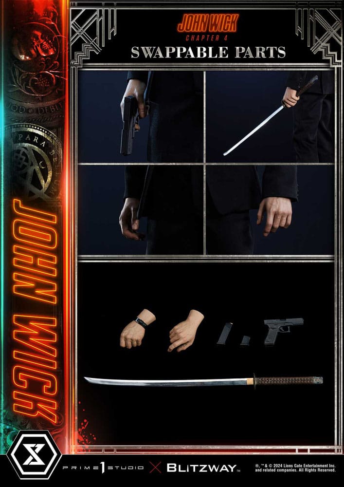 John Wick Chapter 4 Ultimate Premium Masterline Series Statue 1/4 John Wick Deluxe Version 54 cm Prime 1 Studio