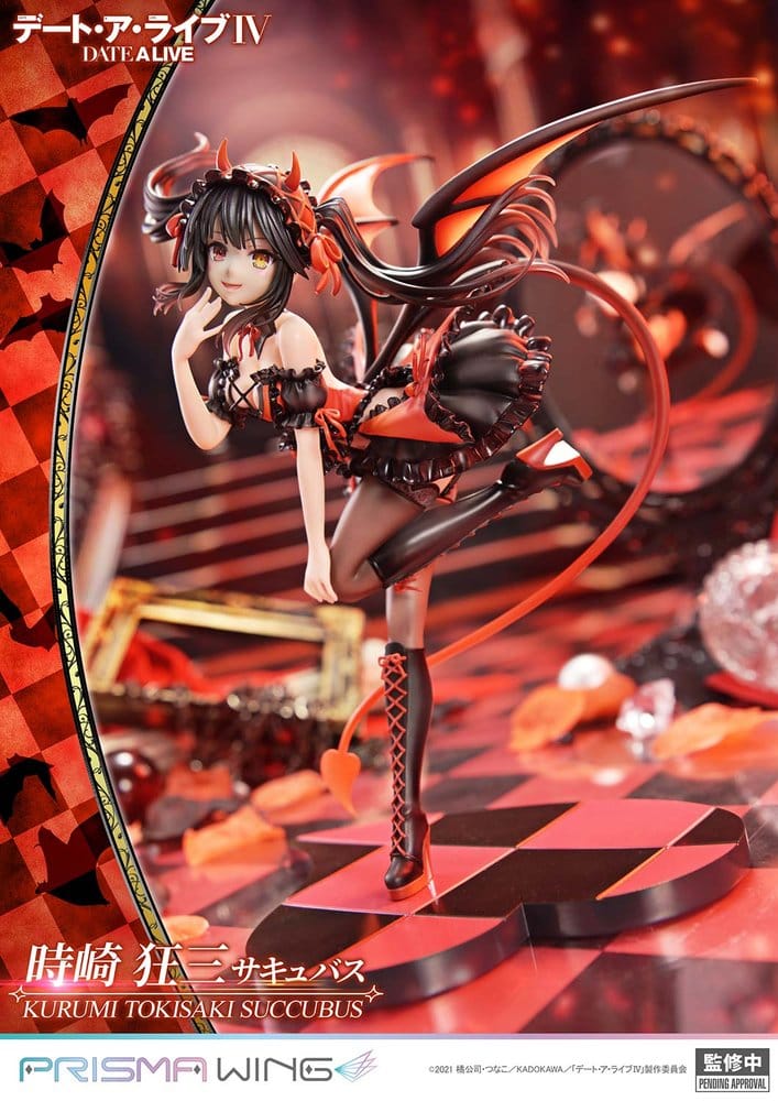 Date A Live Prisma Wing PVC Statue 1/7 Kurumi Tokisaki succubus 25 cm Prime 1 Studio
