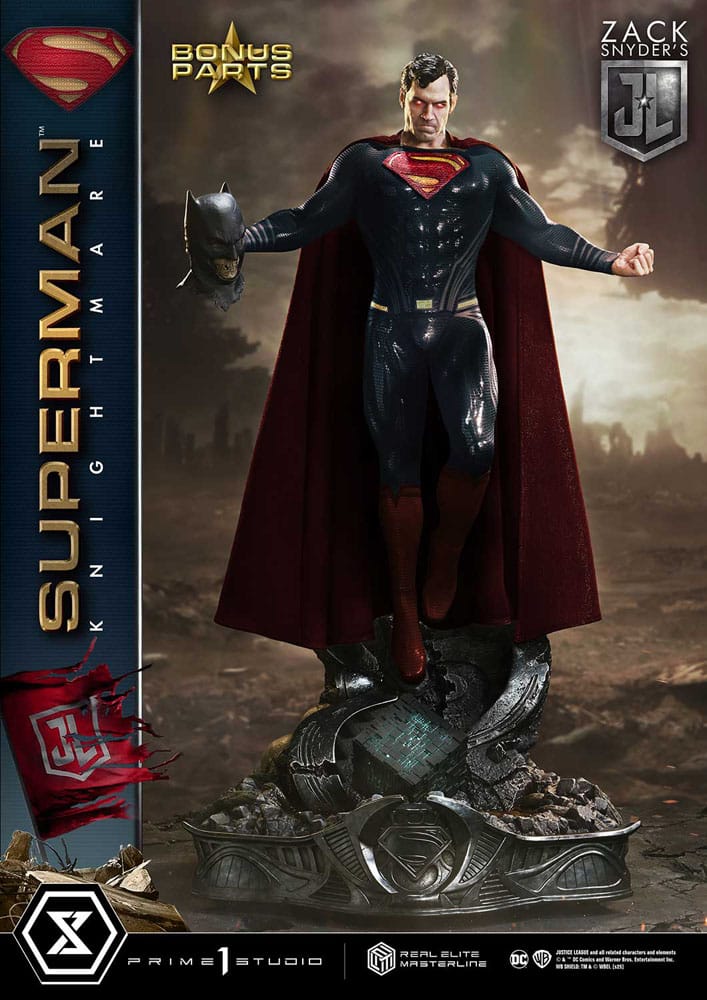 Zack Snyder's Justice League Real Elite Masterline Series Statue 1/3 Superman Knightmare Color Edition Deluxe Bonus Ver. 95 cm Prime 1 Studio