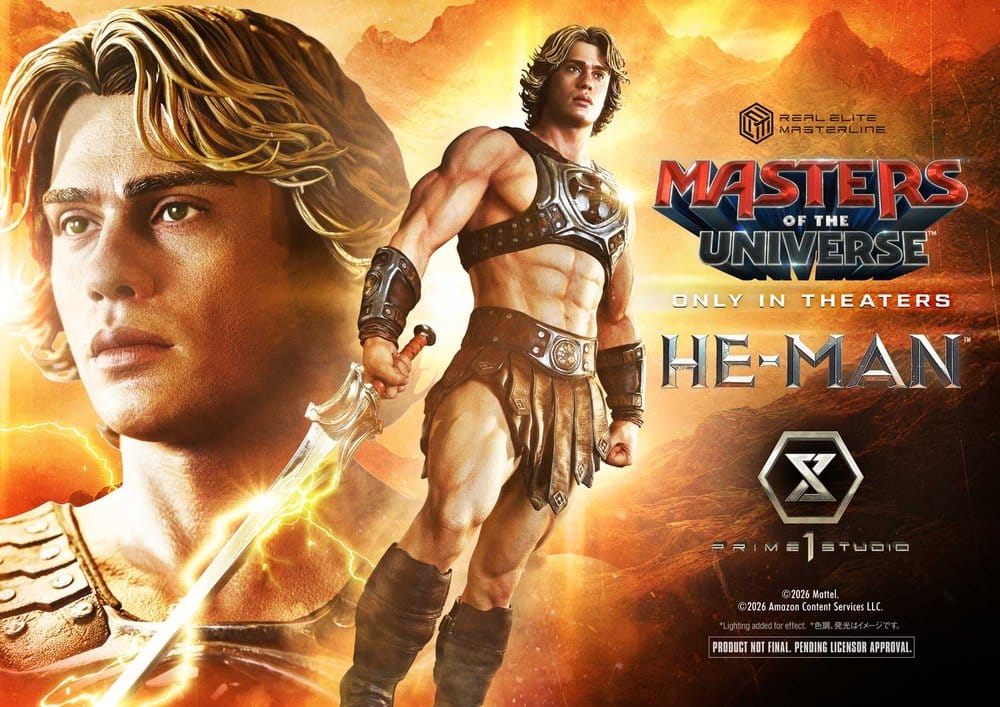 Masters of the Universe (2026 Film) Real Elite Masterline Series Statue 1/3 He-Man 93 cm