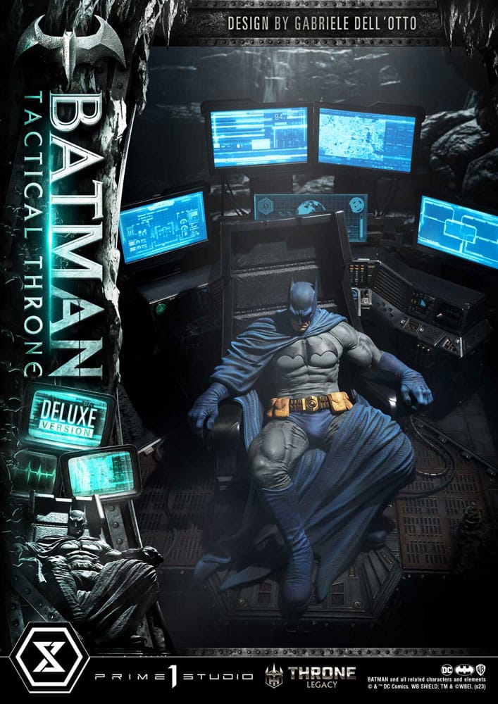 DC Comics Throne Legacy Collection Statue 1/3 Batman Tactical Throne Deluxe Version 57 cm Prime 1 Studio