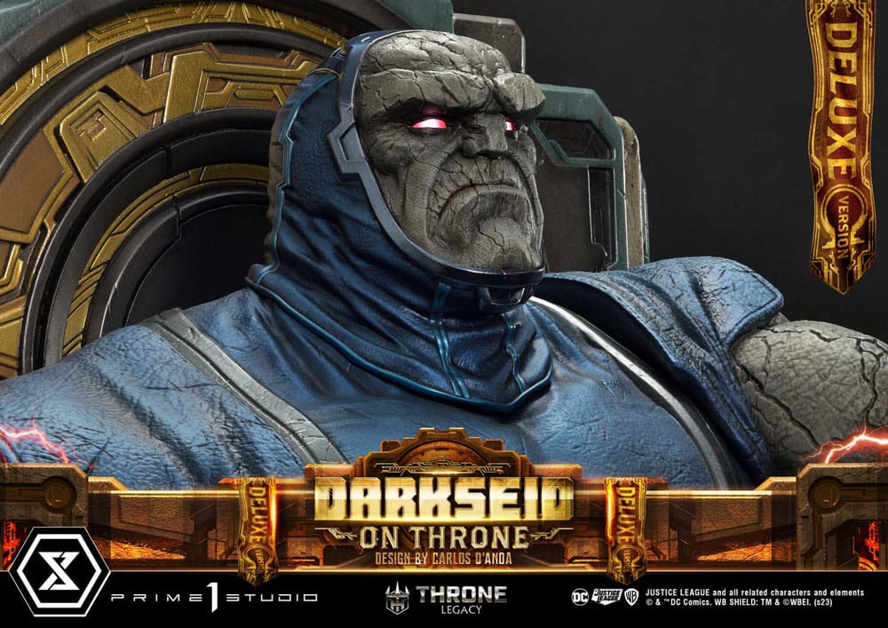 Throne Legacy Series Statue 1/4 Justice League (Comics) Darkseid on Throne Design by Carlos D'Anda Deluxe Bonus Version 65 cm Prime 1 Studio