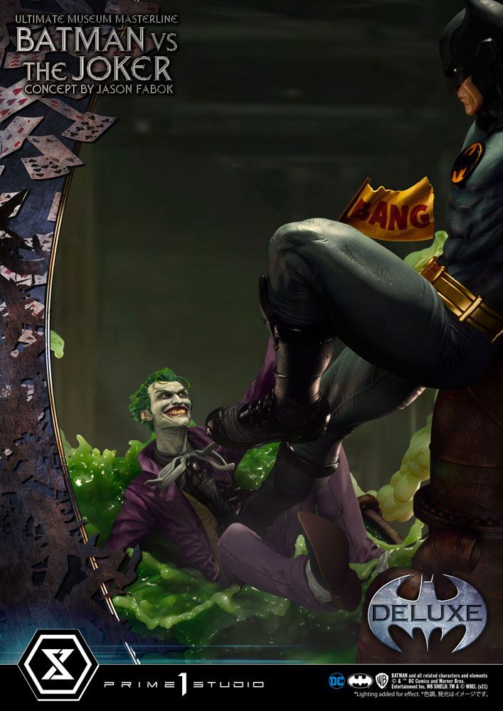 DC Comics Statue 1/3 Batman vs. The Joker by Jason Fabok Deluxe Bonus Version 85 cm Prime 1 Studio