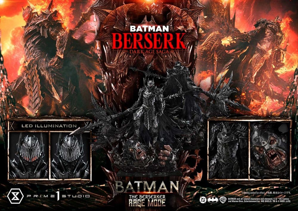 DC Comics Premium Masterline Series Statue 1/4 Batman (Comics) Batman: The Berserker Rage Mode 82 cm Prime 1 Studio