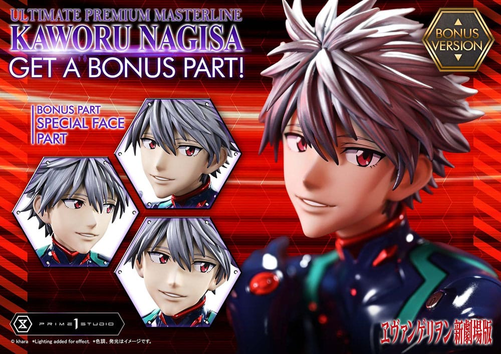 Neon Genesis Evangelion Ultimate Premium Masterline Series Statue 1/4 Kaworu Nagisa Bonus Ver. 47 cm Prime 1 Studio