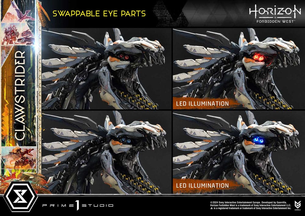 Horizon Forbidden West Ultimate Premium Masterline Series Statue 1/4 Clawstrider Bonus Version 68 cm Prime 1 Studio