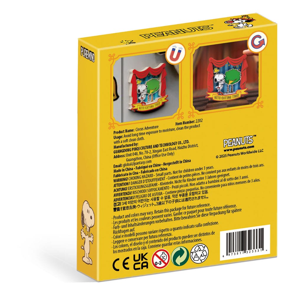 Peanuts Puremind Magnet Circus Adventure Magnets