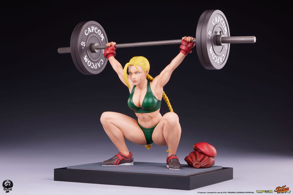 Street Fighter Premier Series Statue 1/4 Cammy: Powerlifting 41 cm Statues