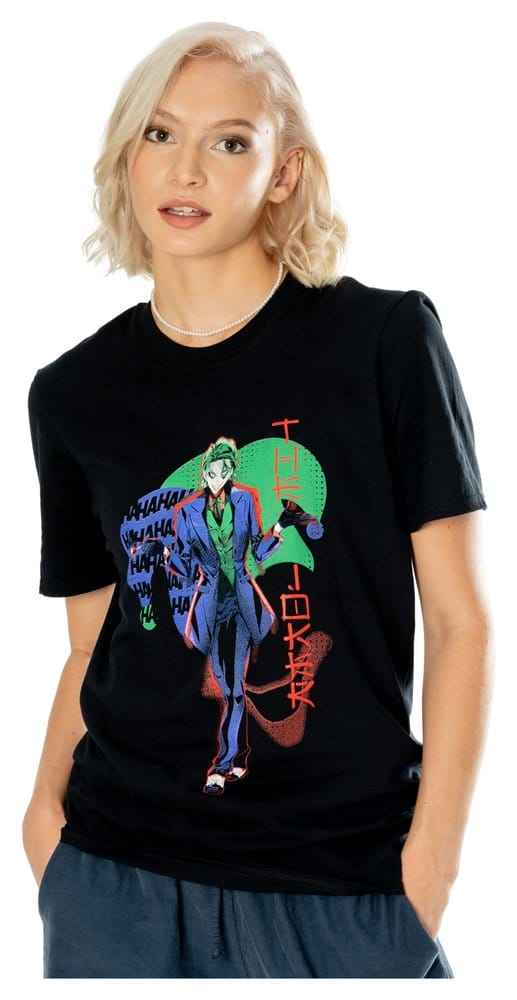 DC Comics T-Shirt The Joker Anime Red Light Size S
