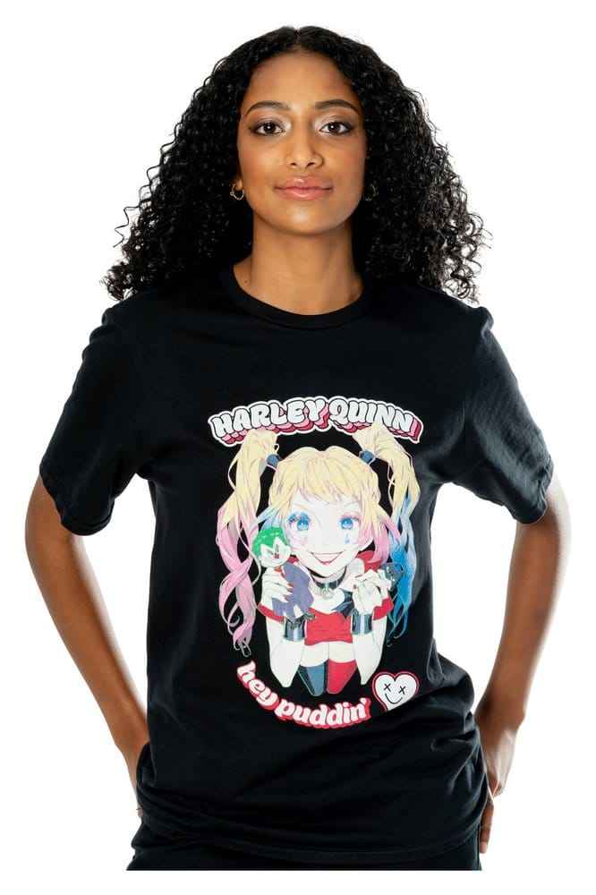 DC T-Shirt Harley Quinn Anime Puddin' Size L
