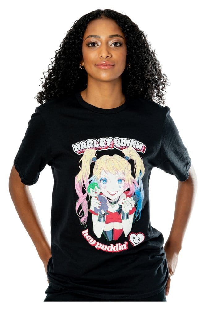 DC T-Shirt Harley Quinn Anime Puddin' CID