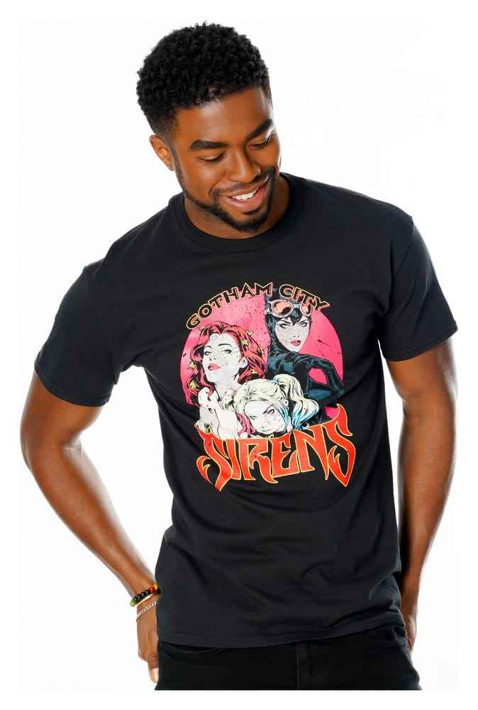 Gotham City Sirens T-Shirt Vintage Poster Size L