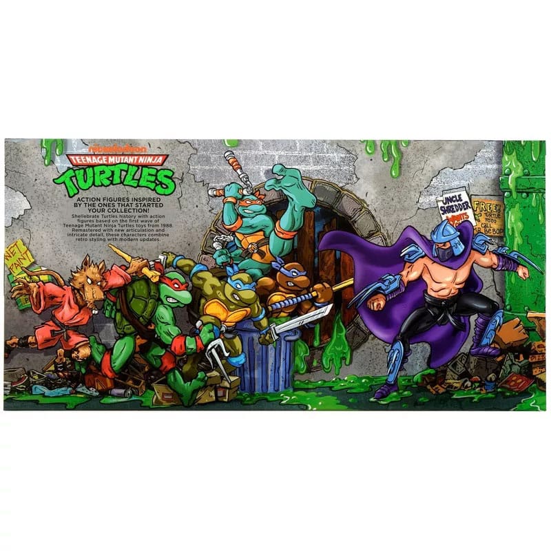 Teenage Mutant Ninja Turtles 6-Pack Action Figures 1988 Remastered heo EU Exclusive Action figures