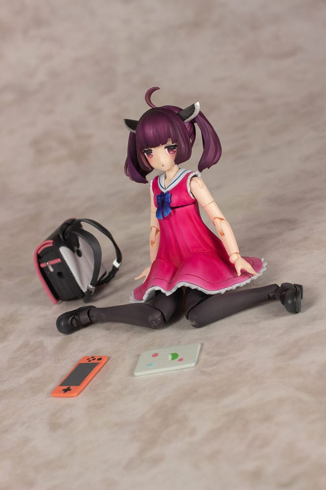 Tohoku Zunko Plastic Model Kit 1/12 Plafia Tohoku Kiritan Mini Figure Set 12 cm
