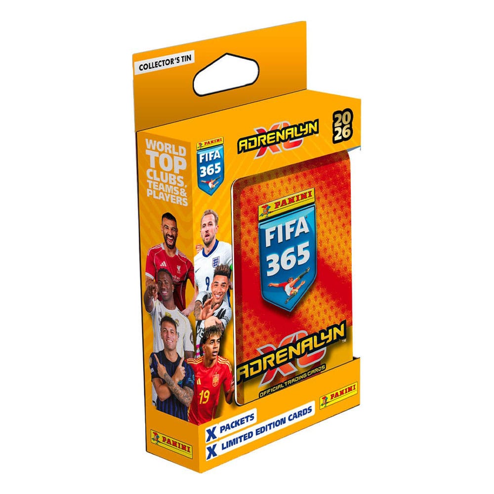 FIFA 365 Adrenalyn XL 2025 Trading Cards Pocket Tin Box (5) - FanofThings.co.uk