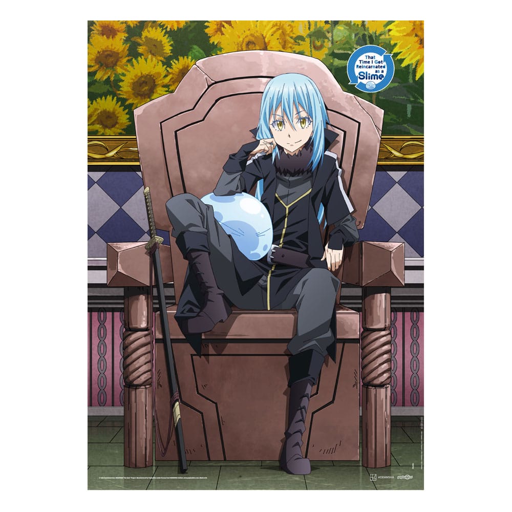 That Time I Got Reincarnated as a Slime Fabric Poster Demon Lord Rimuru 84 x 118 cm Posters & Wallscrolls