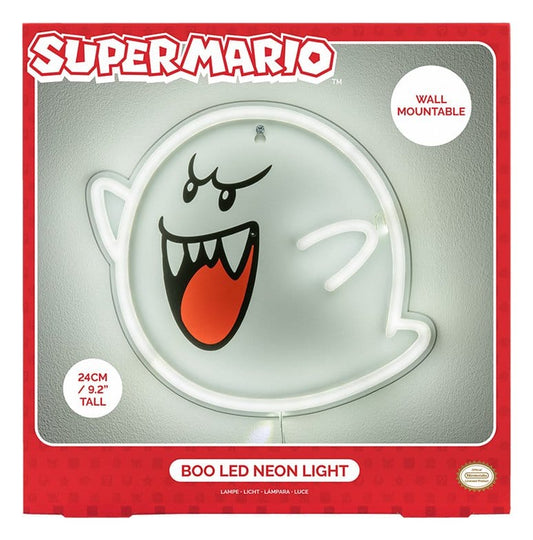 Super Mario LED Neon Wall Lamp Boo 23 x 23 cm
