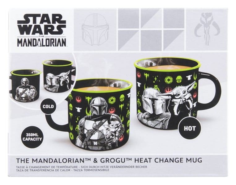 Star Wars: The Mandalorian Heat Change Mug Mandalorian and Grogu Paladone Products