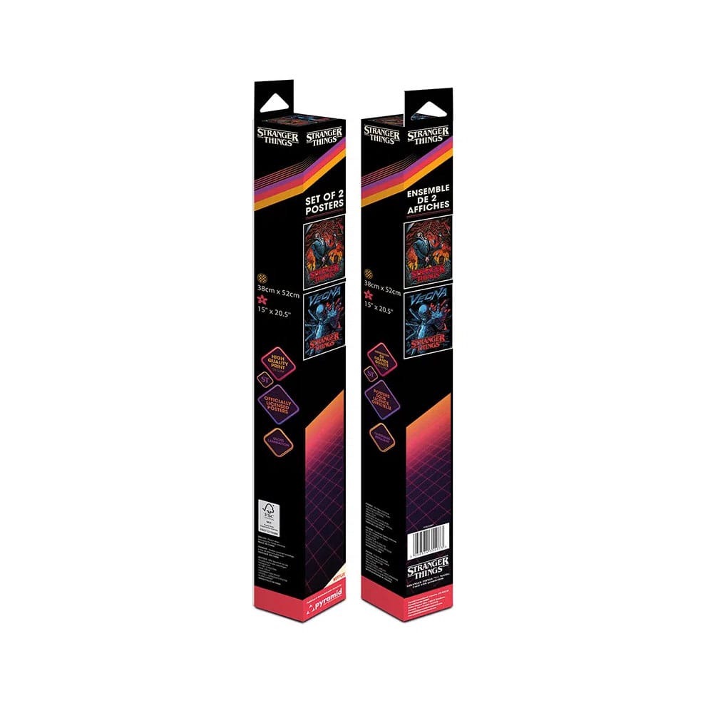 Stranger Things Poster 2-Pack 38 x 52 cm