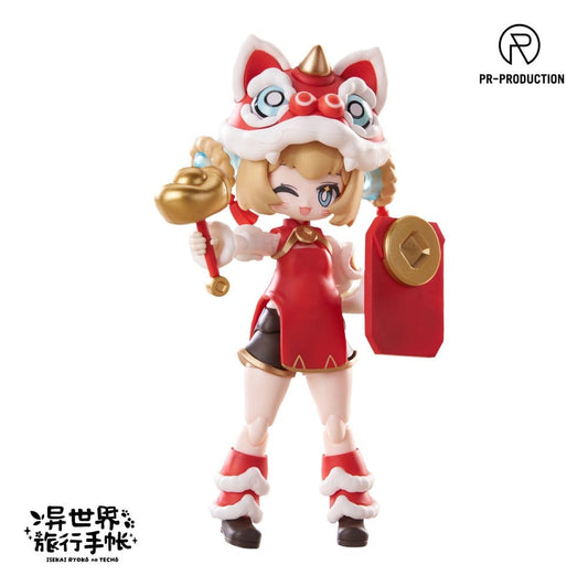 Isekai Ryoko no Techo Plastic Model Kit SP01 New Warrior Lennie Brown New Year Ver. 14 cm PR Production