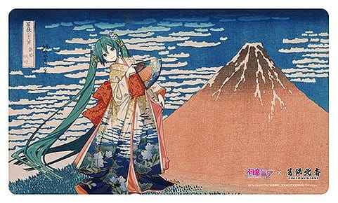 Hatsune Miku x Katsushika Hokusai iXima Desk Mat The Great Wave off Kanagawa/Fine Wind, Clear Morning