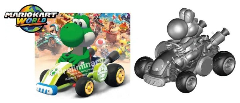 Nintendo Mario Kart Carrera RC RC Car Mario Kart World, Yoshi 2,4GHz Carrera