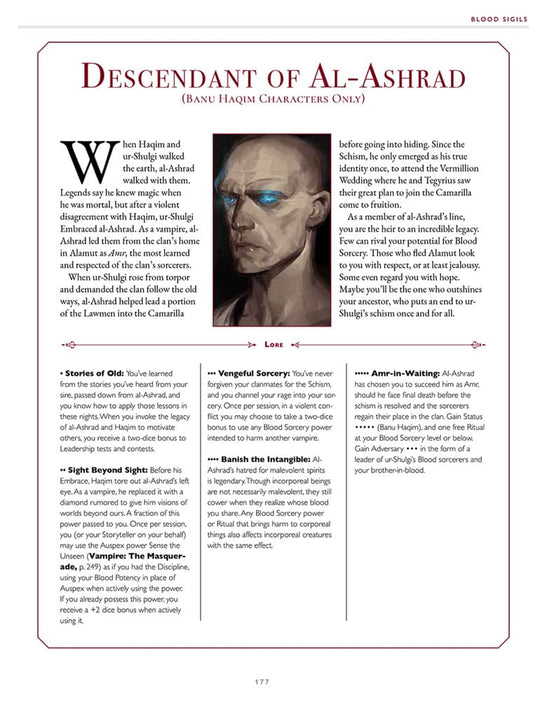 Vampire: The Masquerade 5th Edition RPG book Blood Sigils Sourcebook *Englische Version*