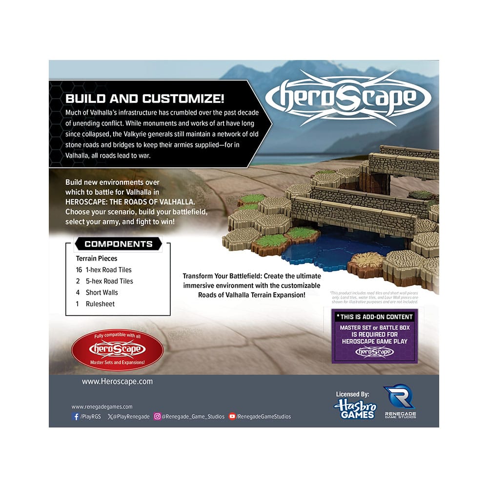 Heroscape Terrain Expansion The Roads of Valhalla *English Version*