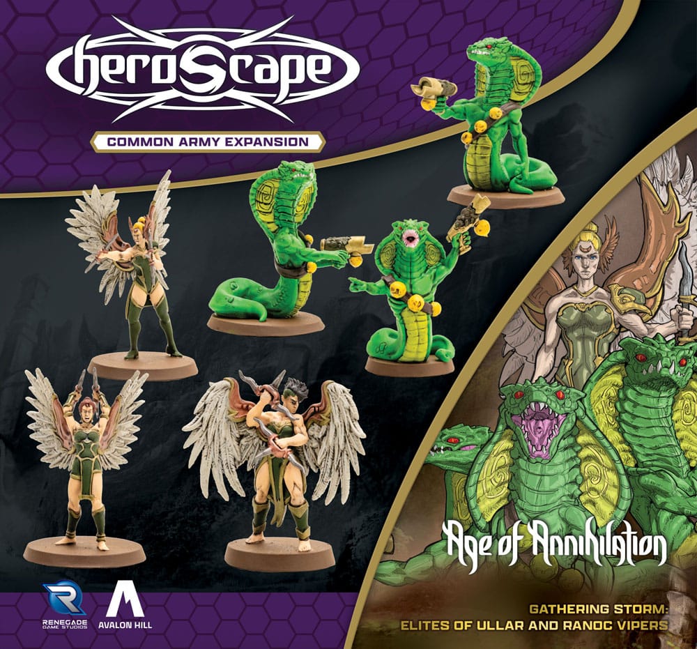Heroscape Army Expansion Age of Annihilation Elites of Ullar & Ranoc Vipers (Common) *English Version* Renegade